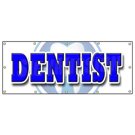 Signmission DENTIST BANNER SIGN dental false teeth no appointment cleaning dds B-120 Dentist